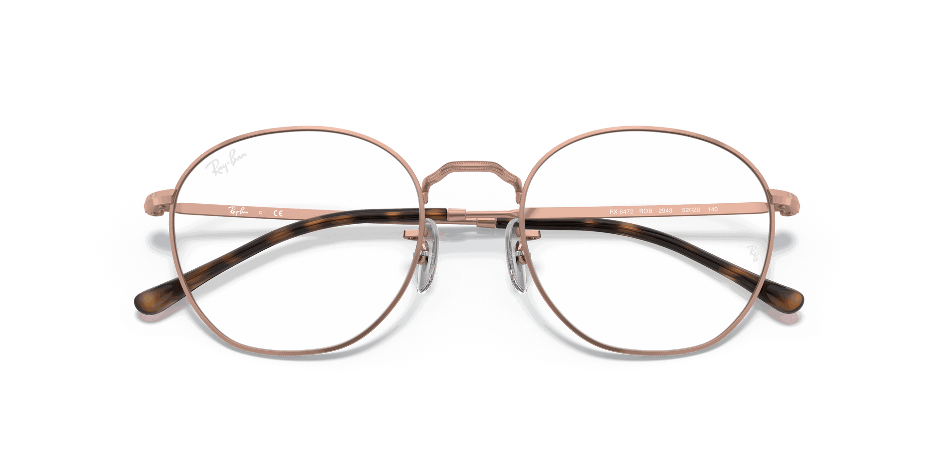 [Clear Lenses, Polished Copper Frame]