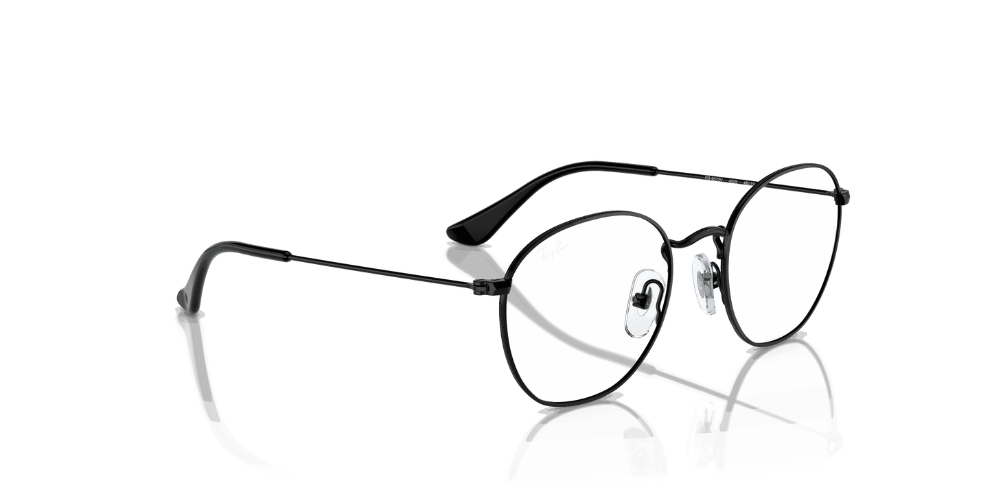 [Clear Lenses, Polished Black Frame]