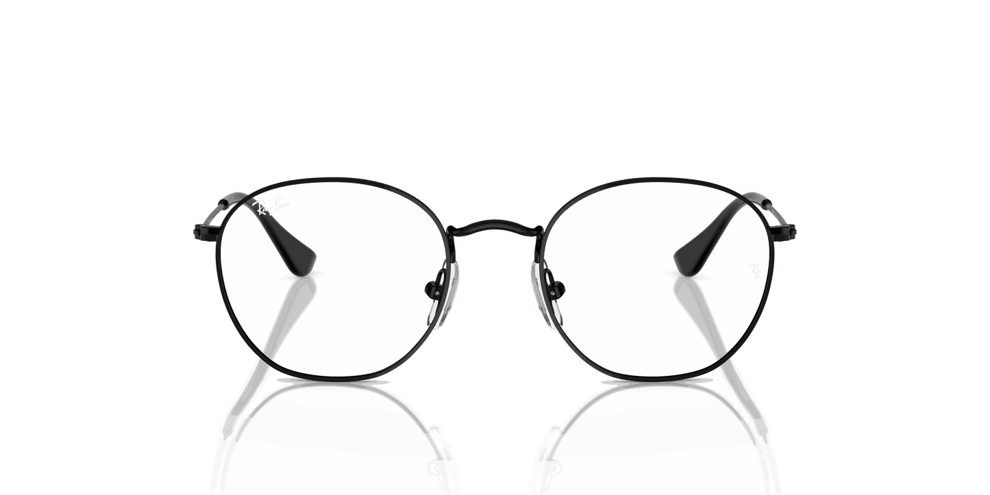[Clear Lenses, Polished Black Frame]