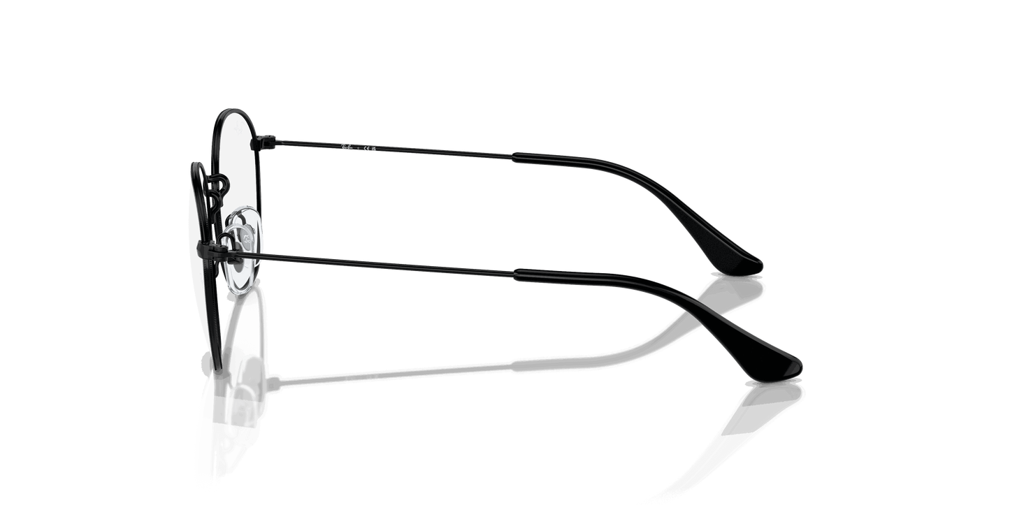 [Clear Lenses, Polished Black Frame]