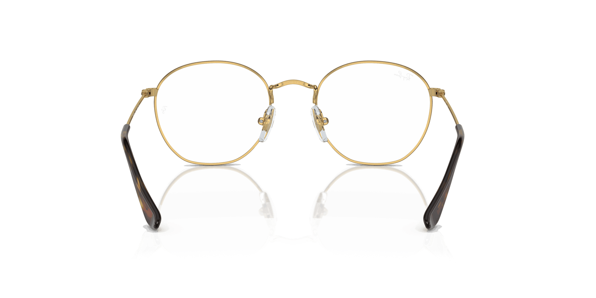 [Clear Lenses, Polished Arista Gold Frame]
