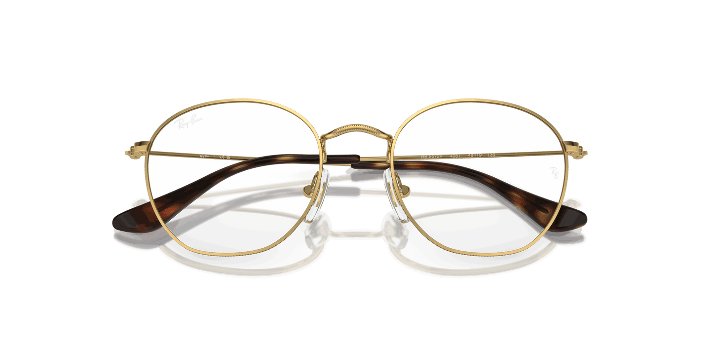 [Clear Lenses, Polished Arista Gold Frame]
