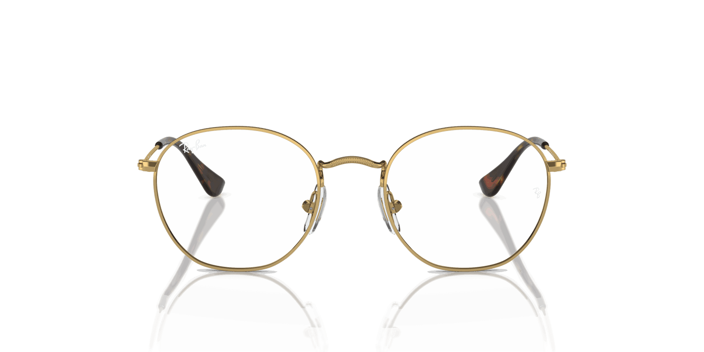 [Clear Lenses, Polished Arista Gold Frame]