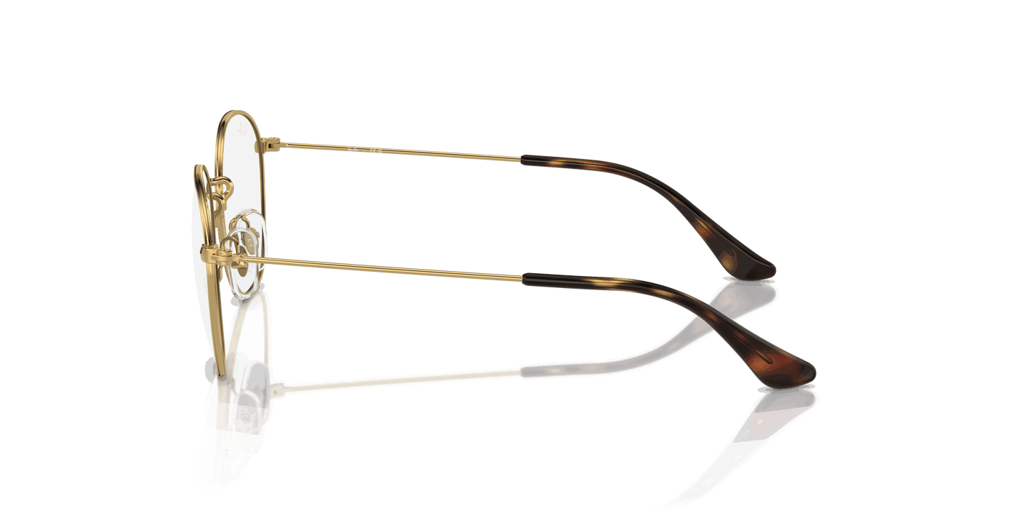[Clear Lenses, Polished Arista Gold Frame]