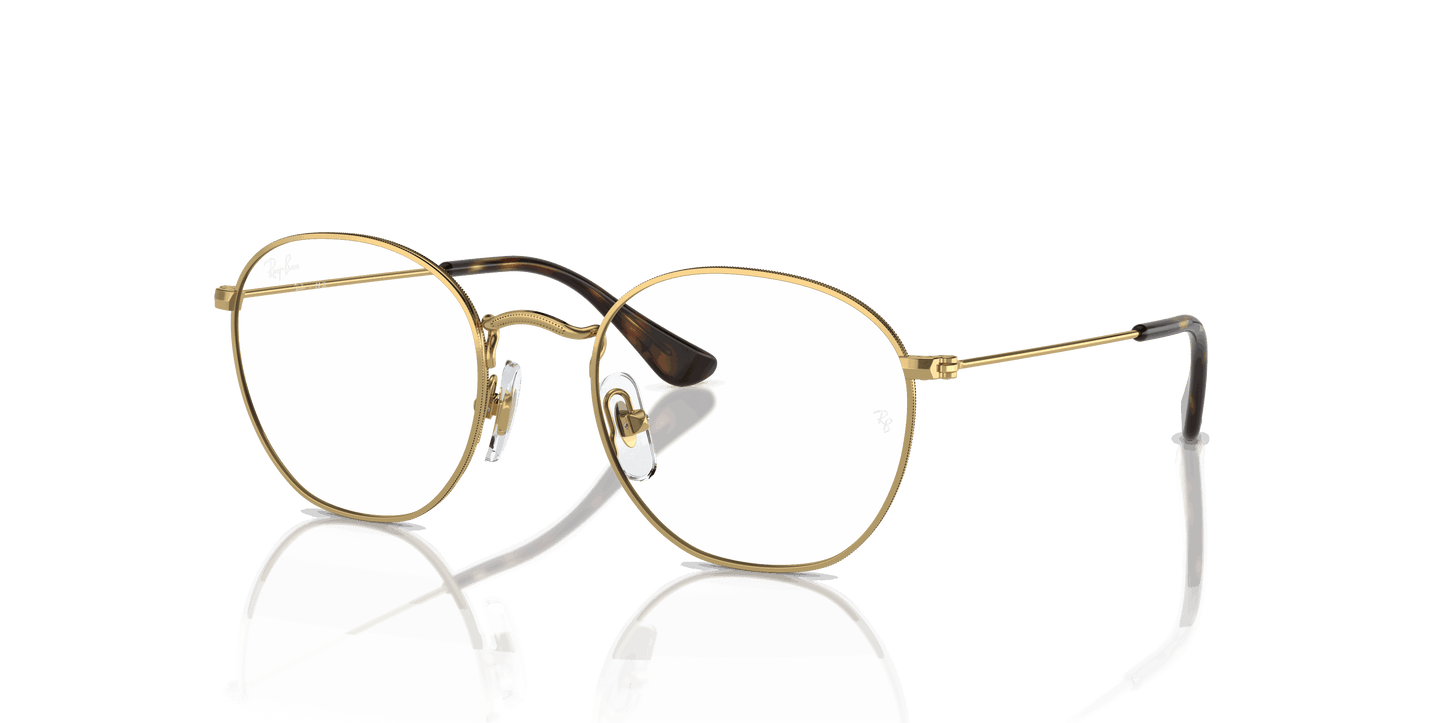 [Clear Lenses, Polished Arista Gold Frame]