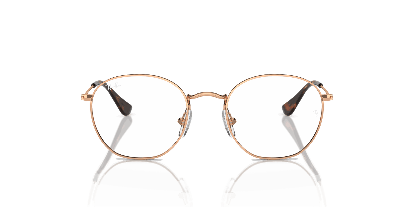 [Clear Lenses, Polished Rose Gold Frame]