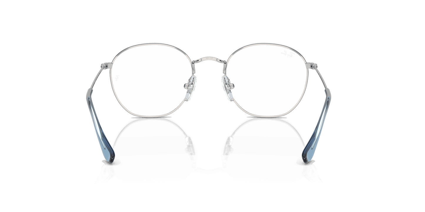 [Clear Lenses, Polished Silver Frame]