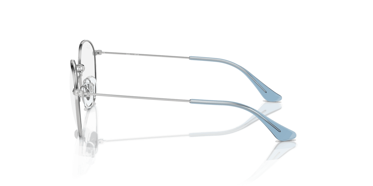 [Clear Lenses, Polished Silver Frame]
