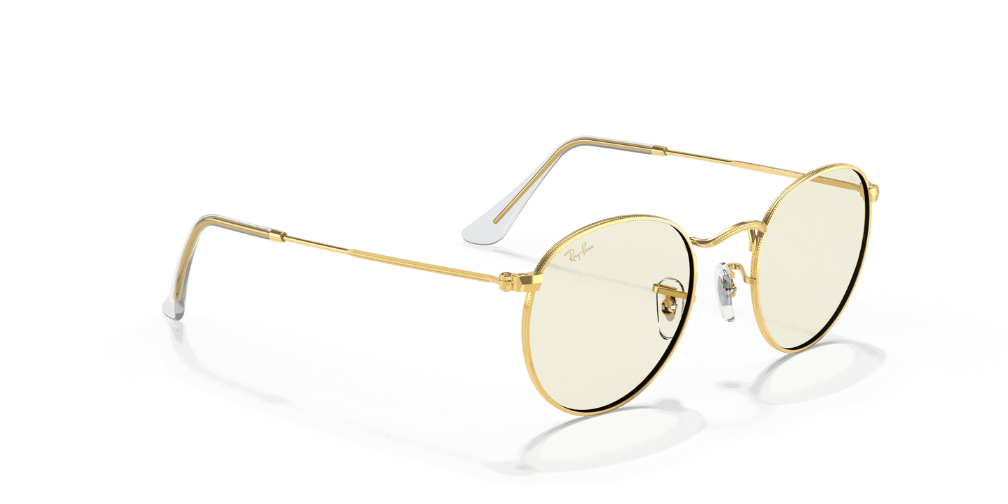 [Clear Lenses, Polished Gold Frame]