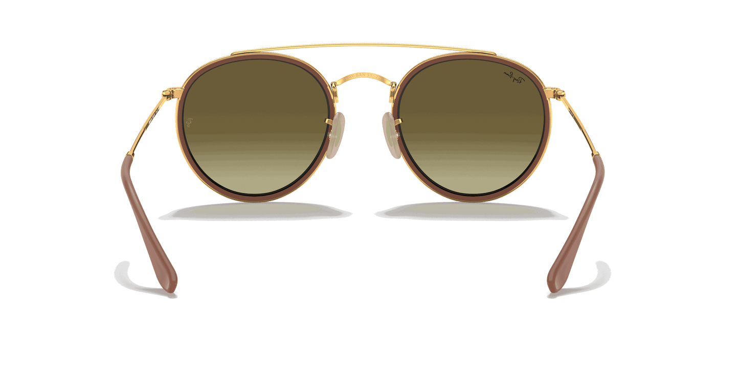 [Brown Lenses, Polished Arista Gold Frame]
