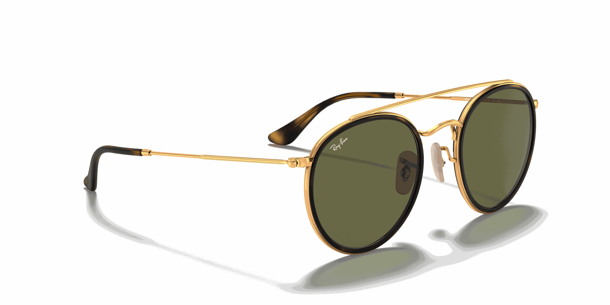 [G-15 Green Lenses, Polished Arista Gold Frame]