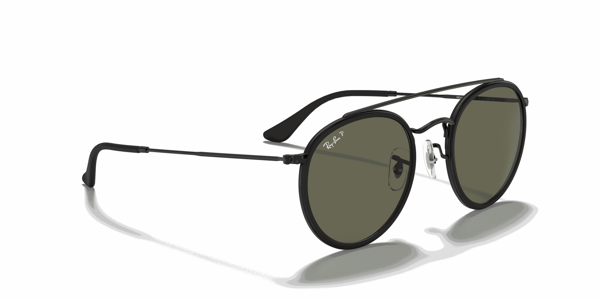 [G-15 Green Lenses, Polished Black Frame]