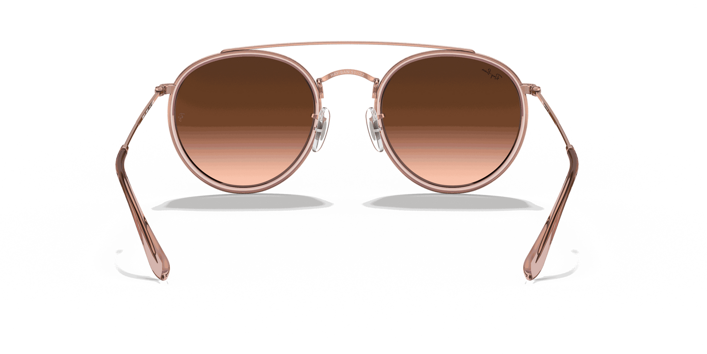 [Brown Gradient Lenses, Polished Copper Frame]