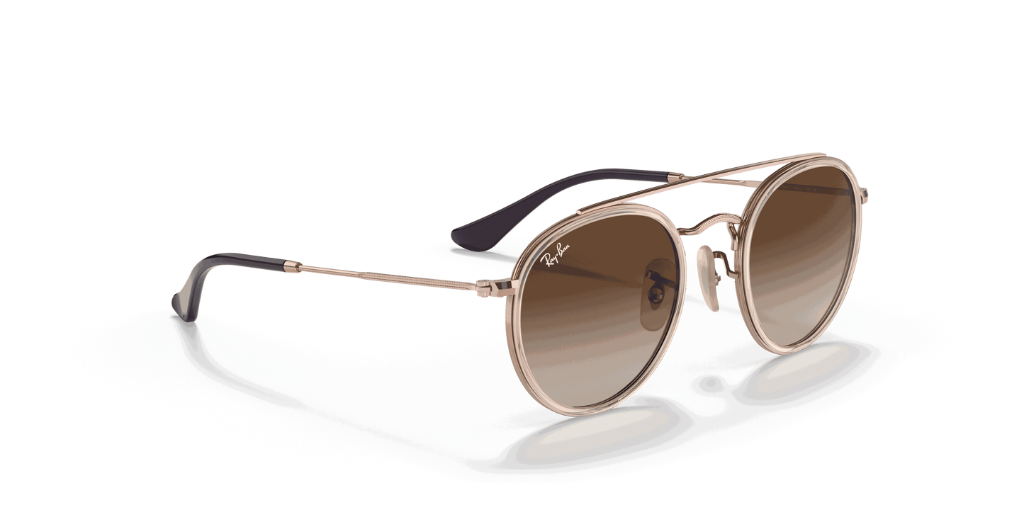 [Gradient Brown Lenses, Polished Light Brown Frame]