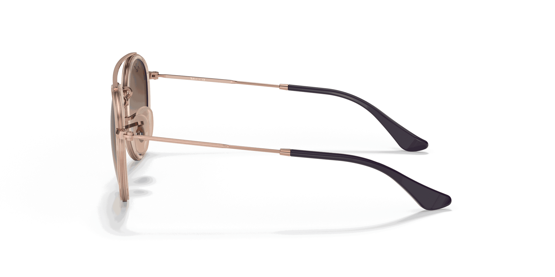[Gradient Brown Lenses, Polished Light Brown Frame]