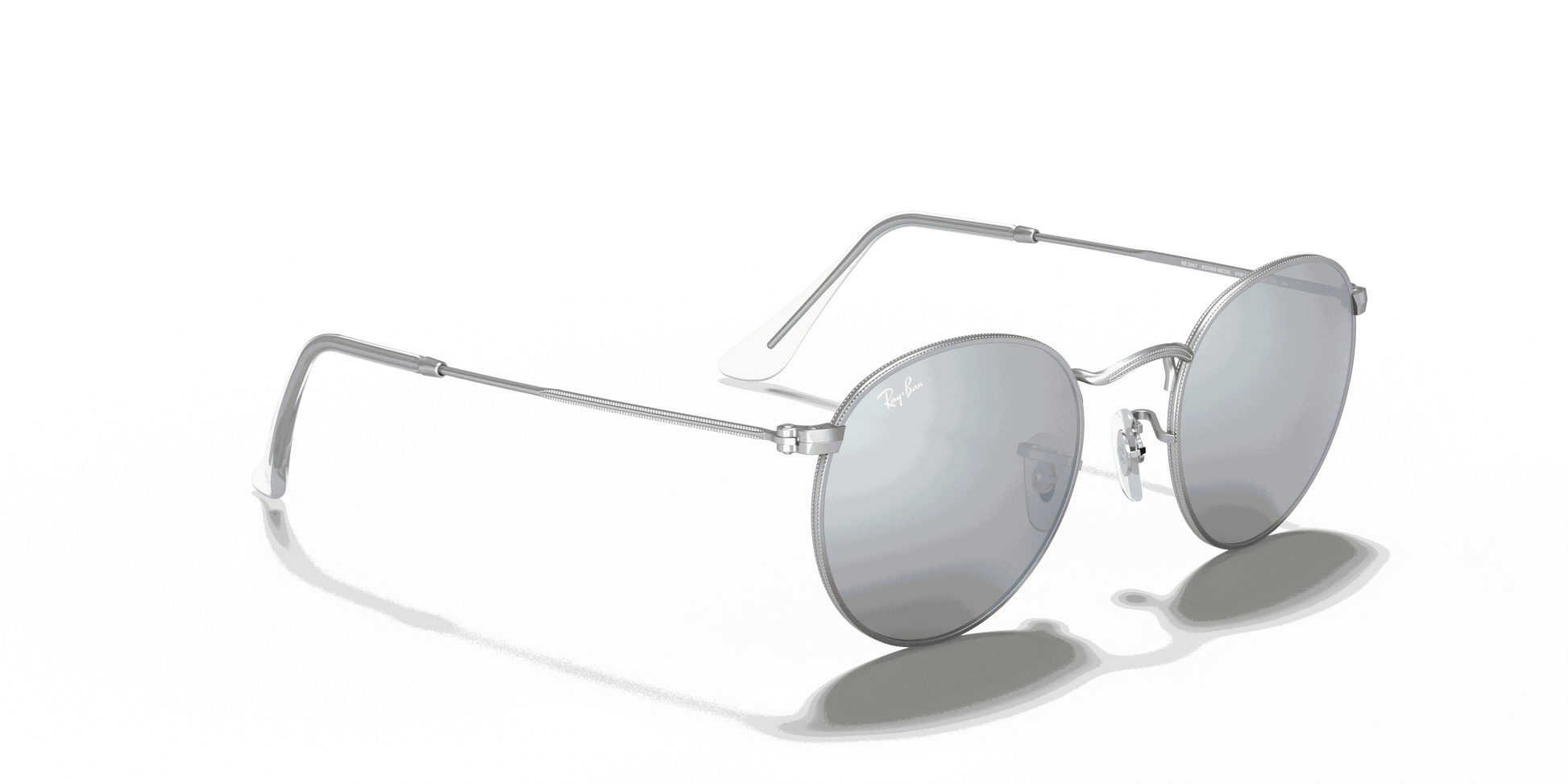 [Silver Flash Lenses, Matte Silver Frame]
