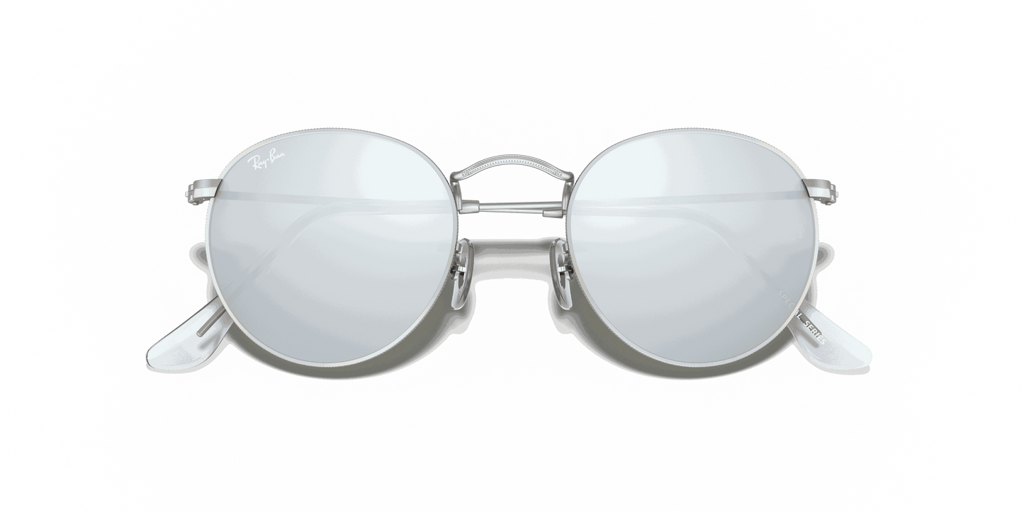 [Silver Flash Lenses, Matte Silver Frame]