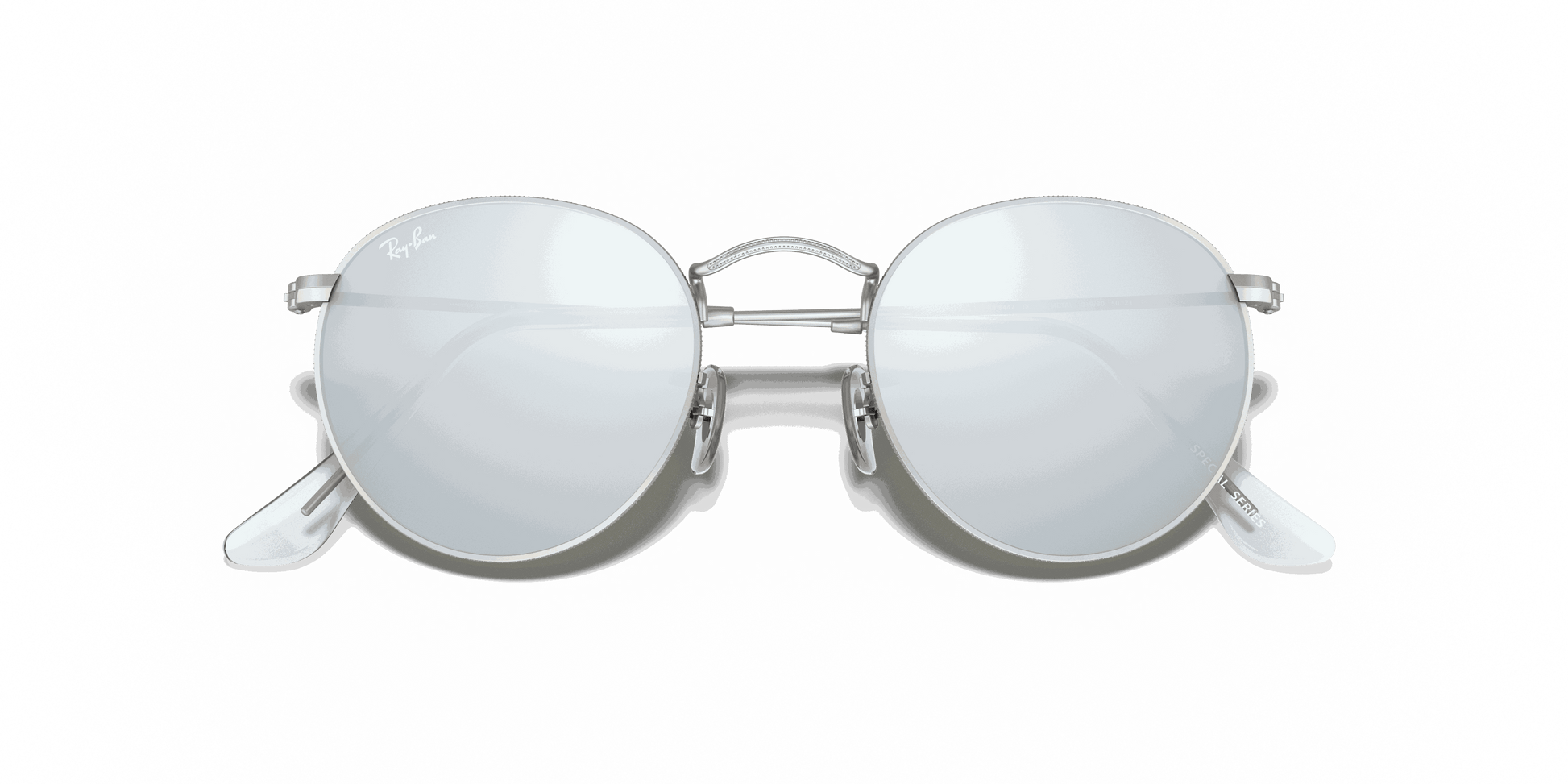 [Silver Flash Lenses, Matte Silver Frame]