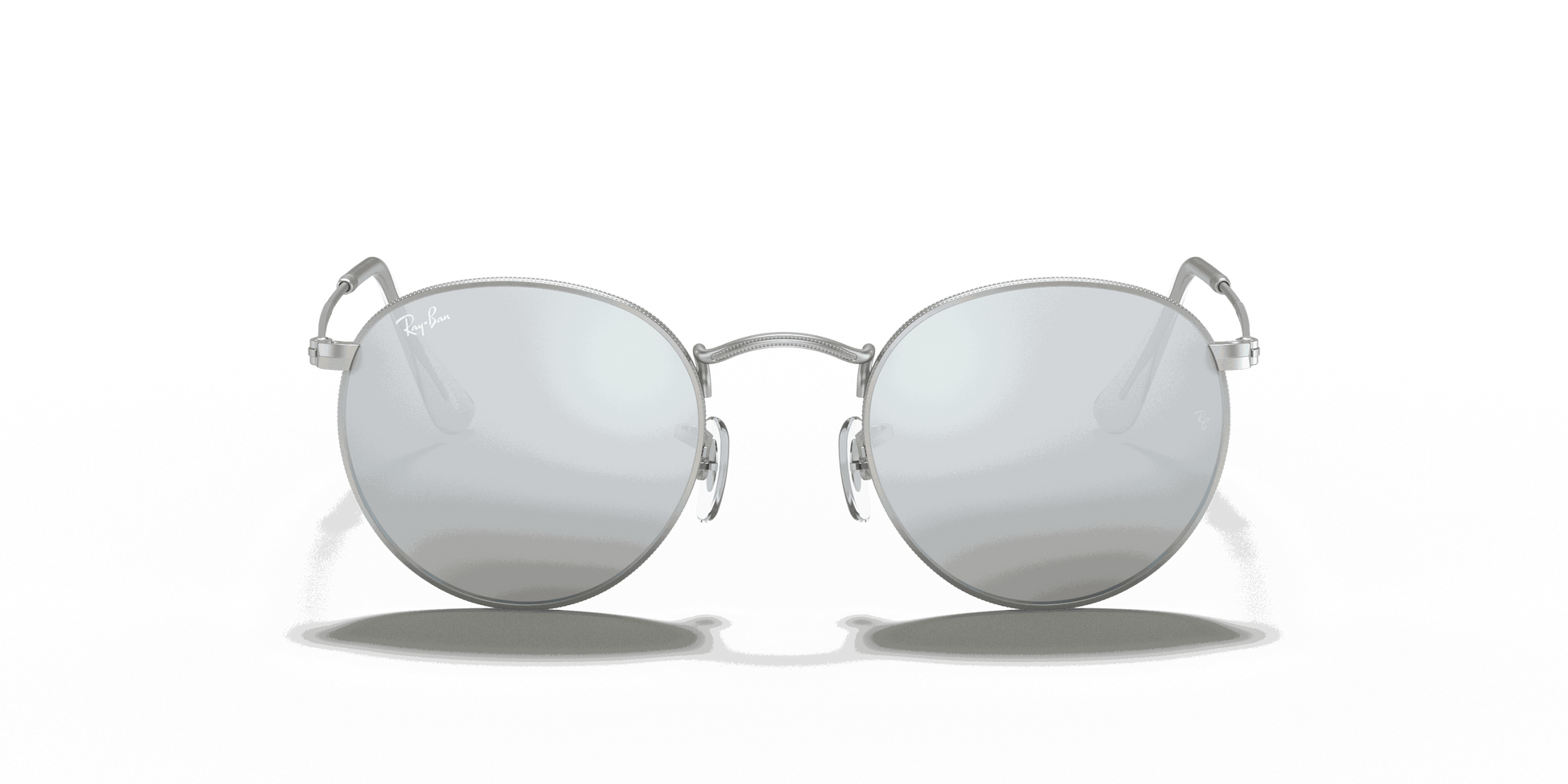 [Silver Flash Lenses, Matte Silver Frame]