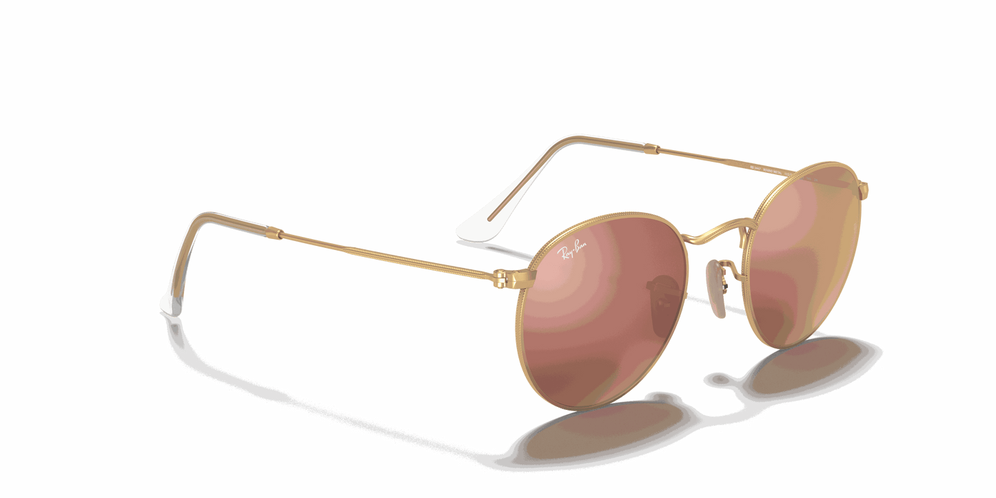 [Brown Lenses, Matte Gold Frame]