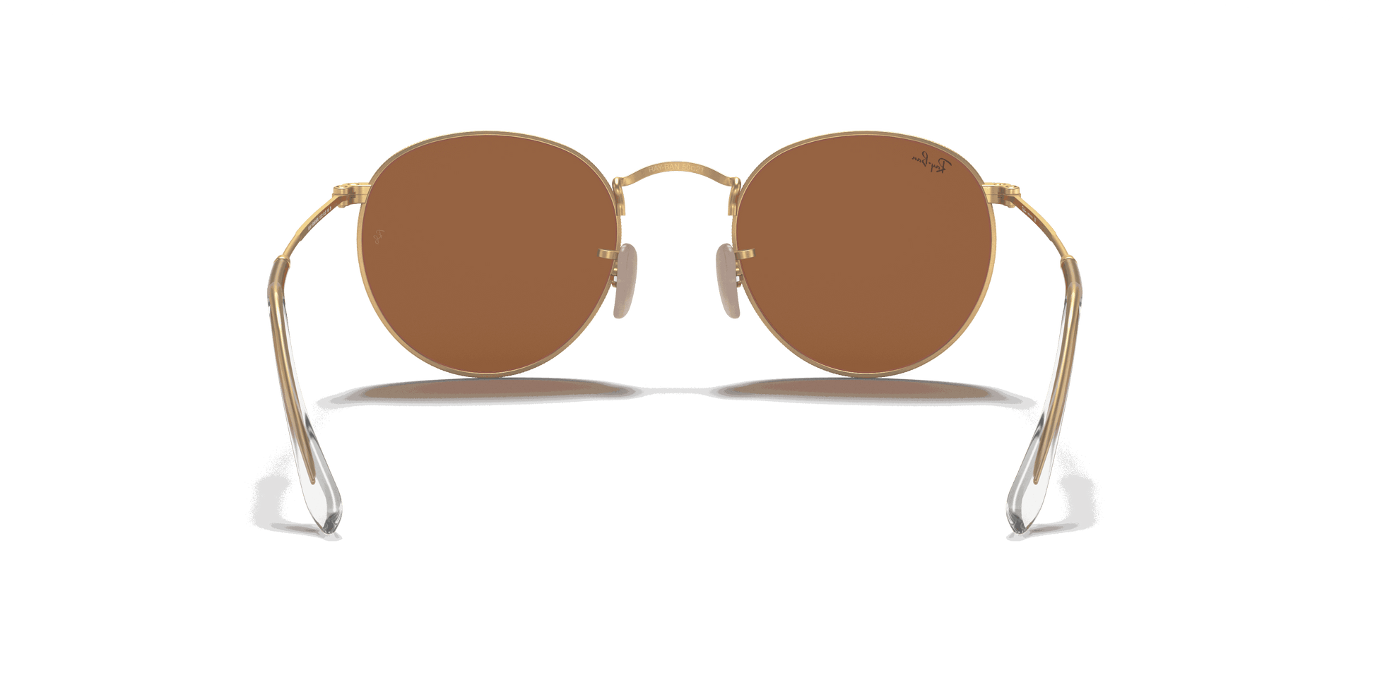 [Brown Lenses, Matte Gold Frame]
