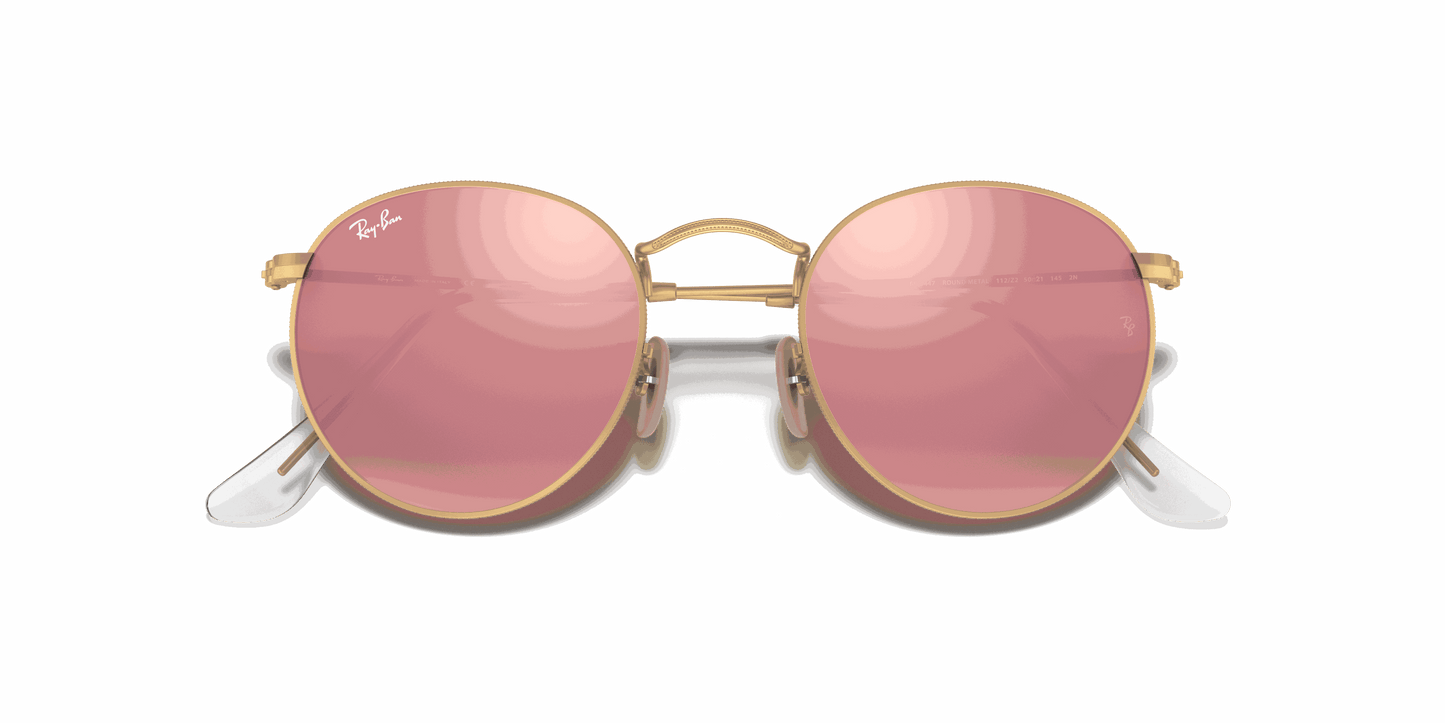 [Brown Lenses, Matte Gold Frame]