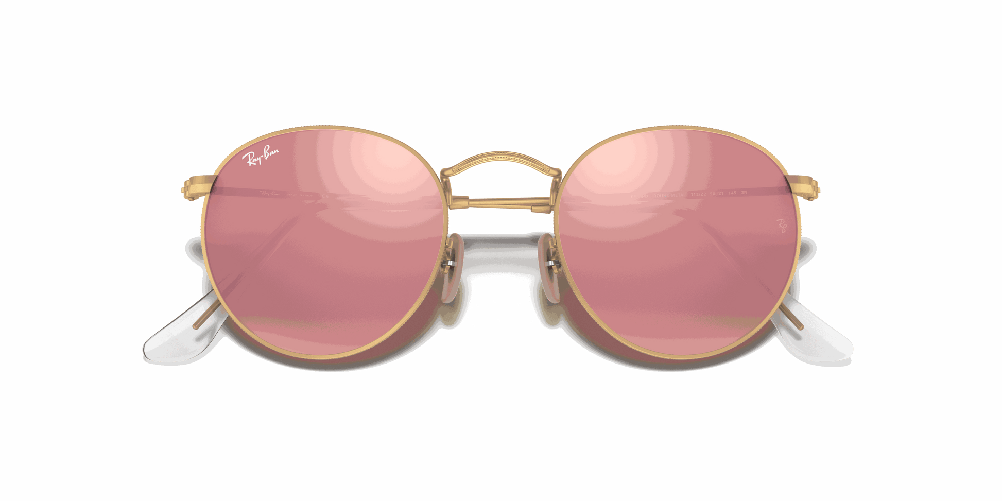 [Brown Lenses, Matte Gold Frame]