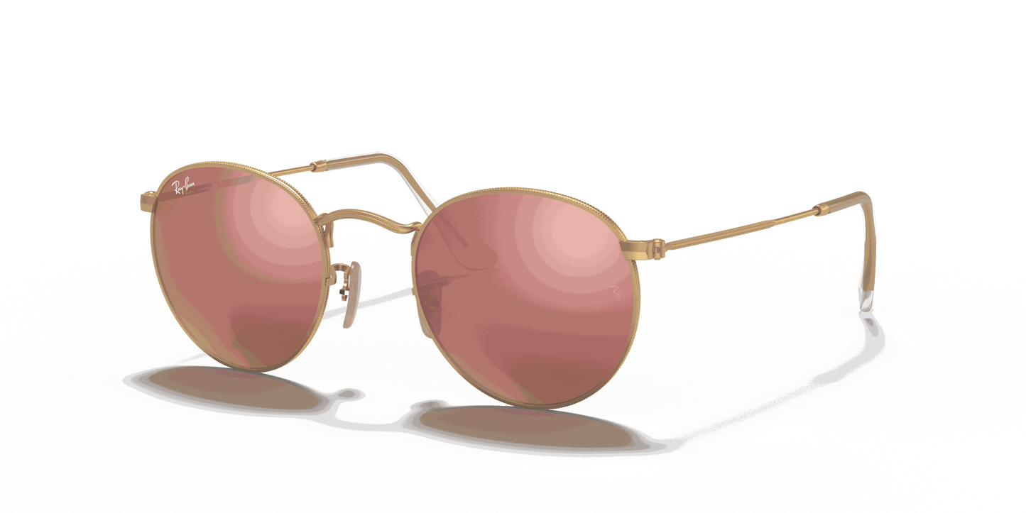 [Brown Lenses, Matte Gold Frame]