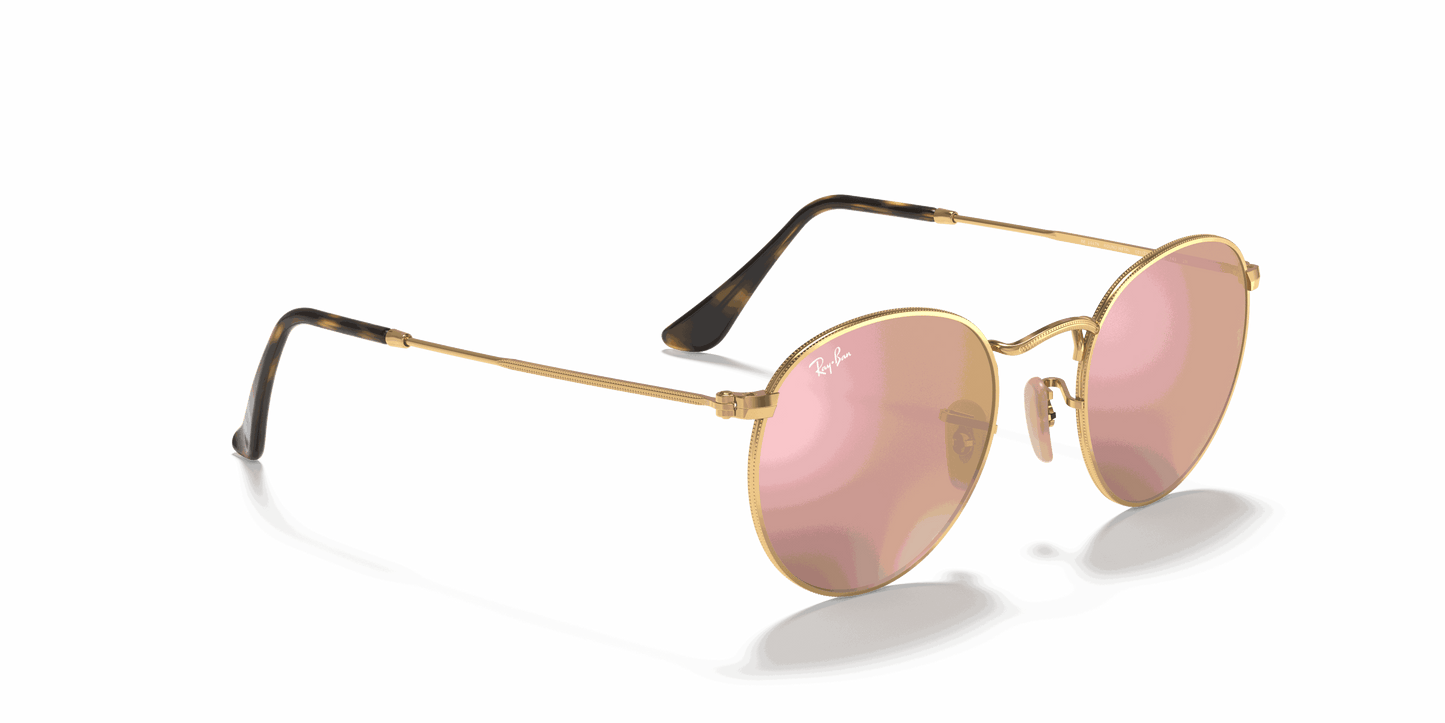 [Brown Lenses, Polished Arista Gold Frame]