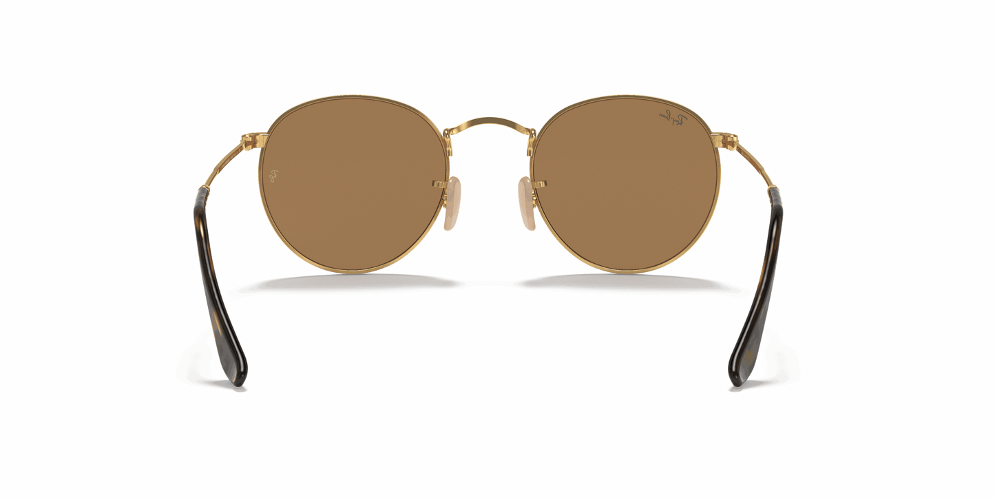 [Brown Lenses, Polished Arista Gold Frame]