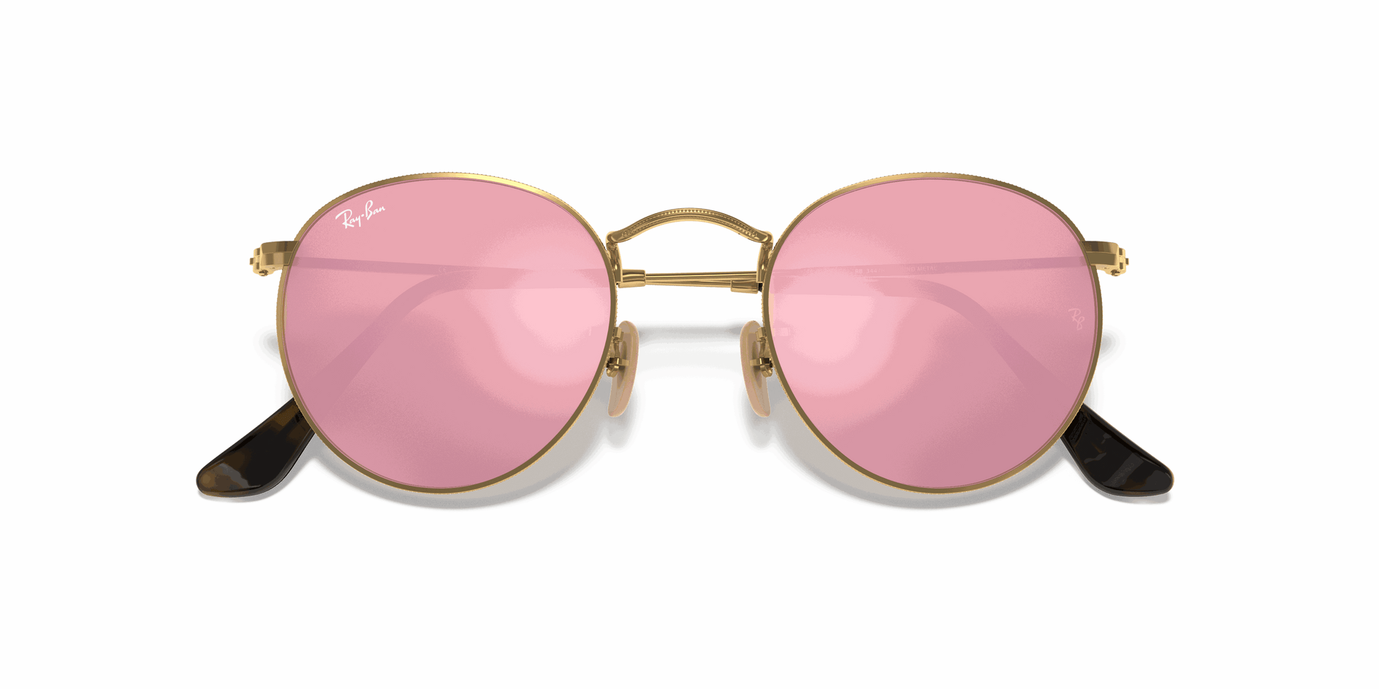 [Brown Lenses, Polished Arista Gold Frame]