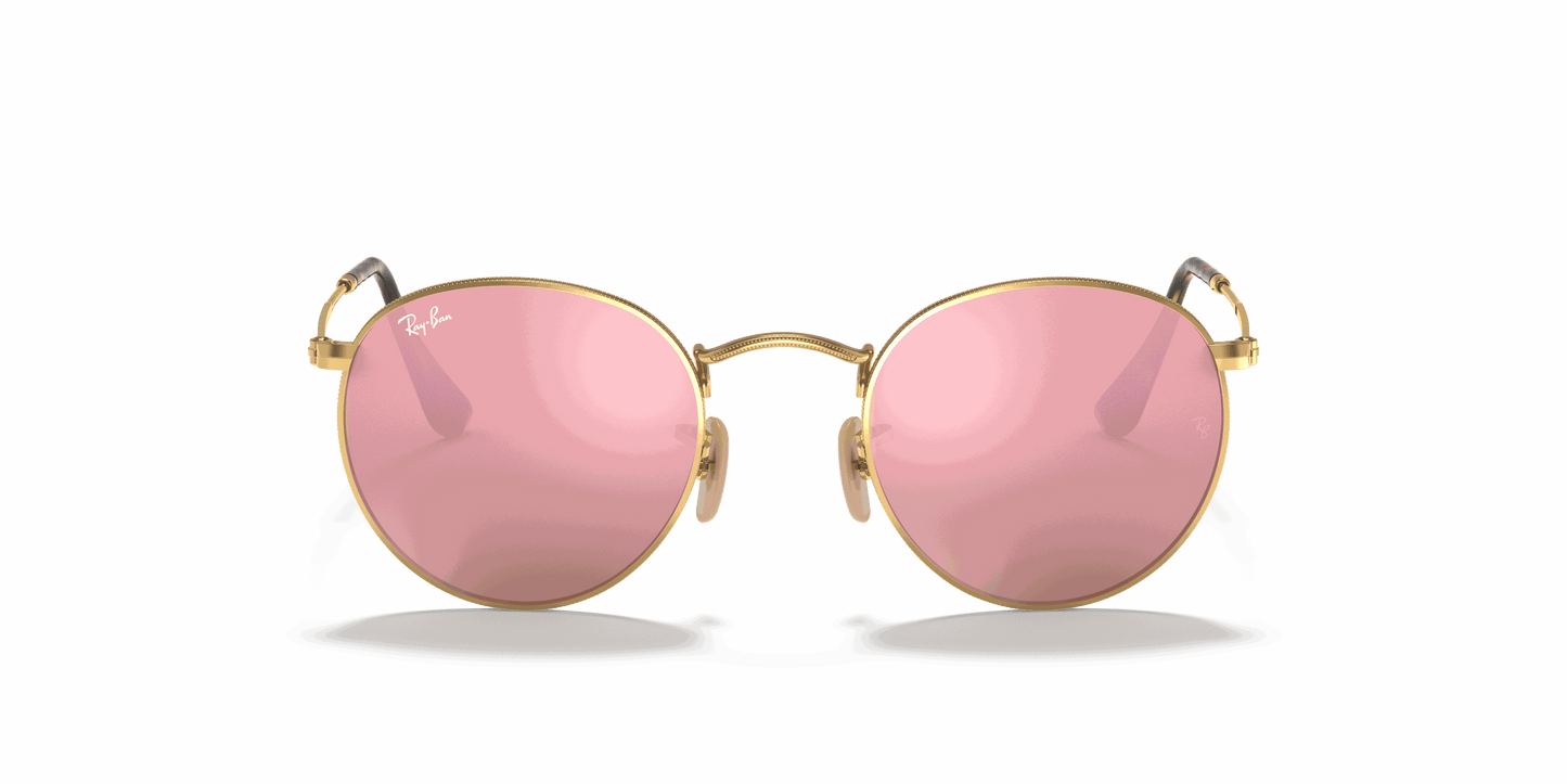 [Brown Lenses, Polished Arista Gold Frame]