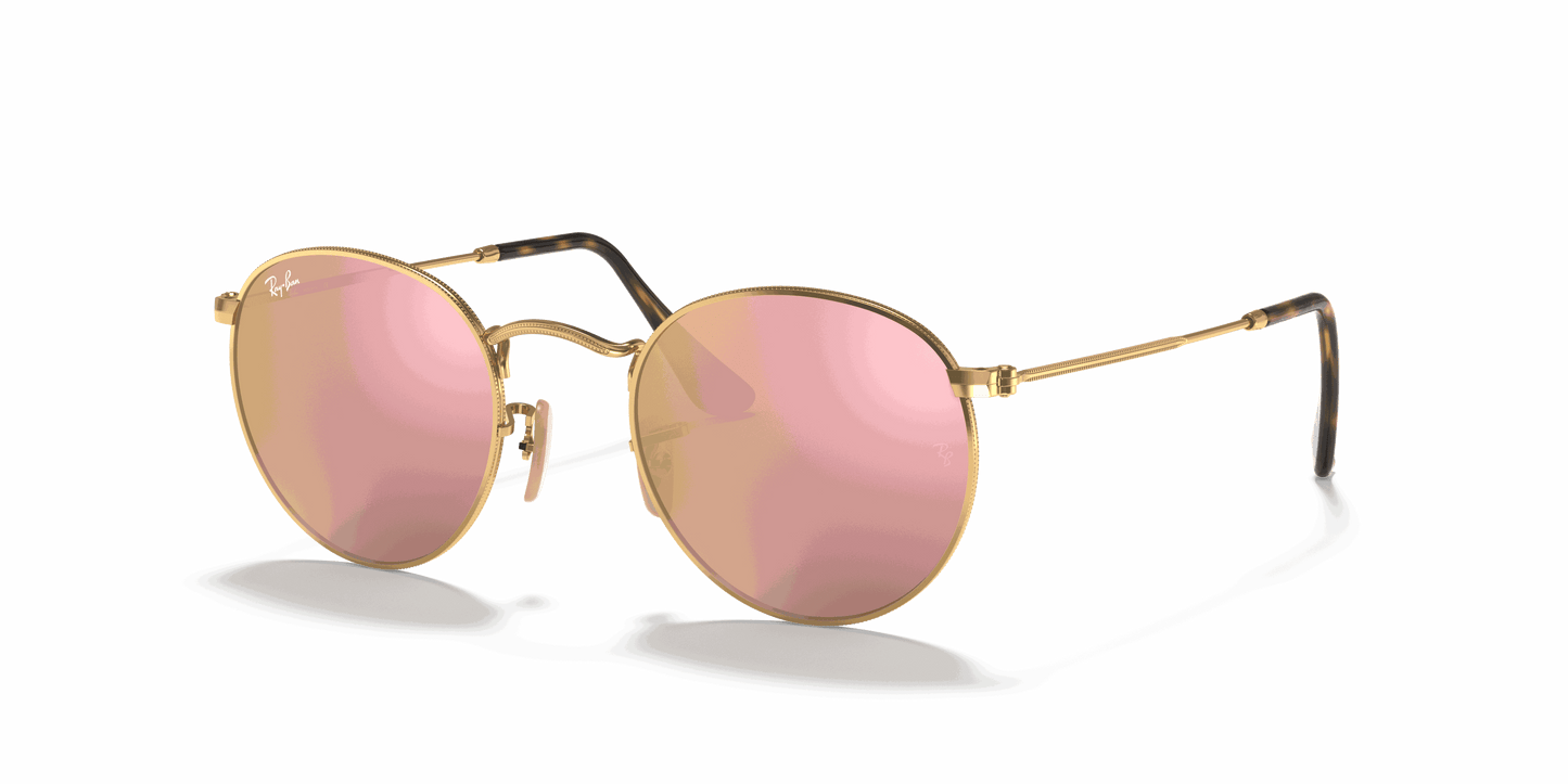 [Brown Lenses, Polished Arista Gold Frame]