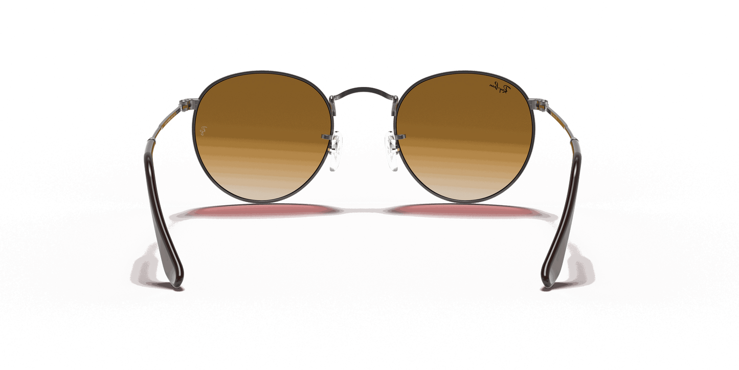 [Light Brown Gradient Lenses, Polished Gunmetal Frame]