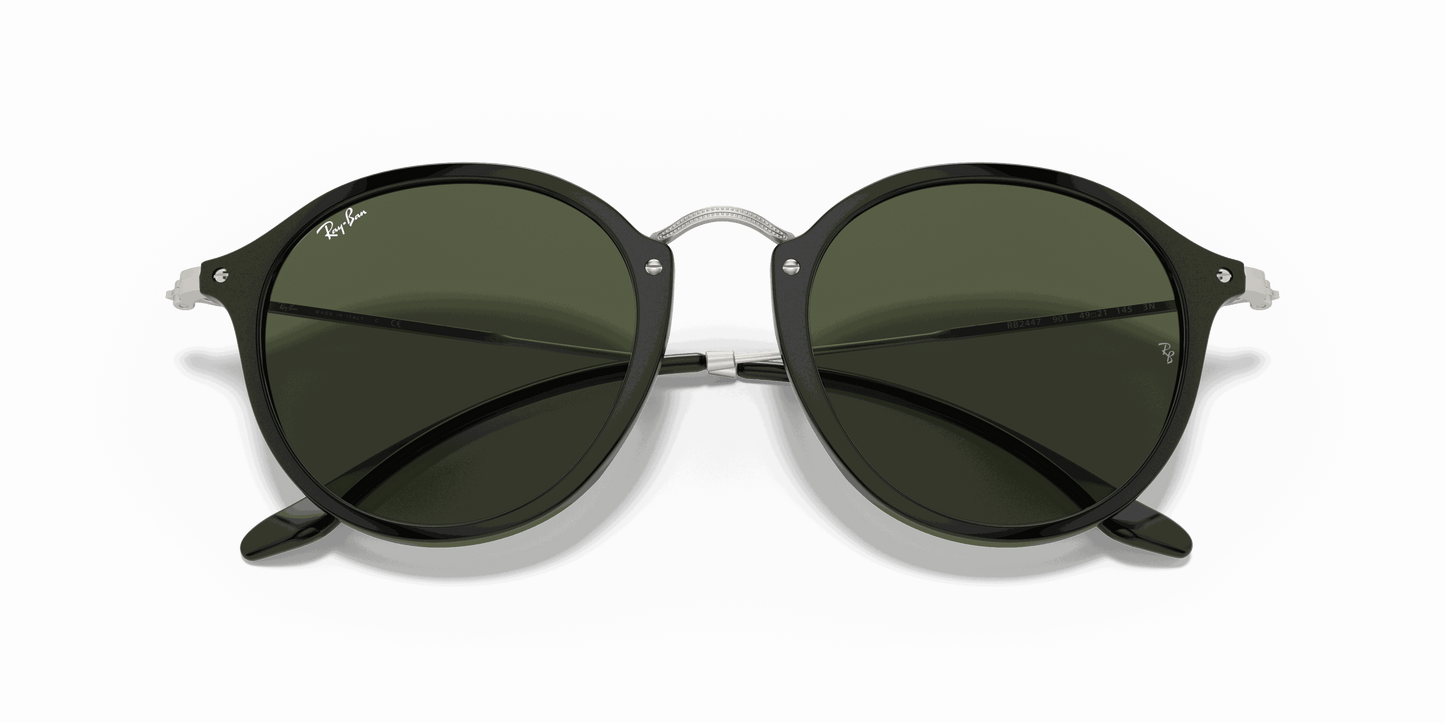 [G-15 Green Lenses, Polished Black Frame]