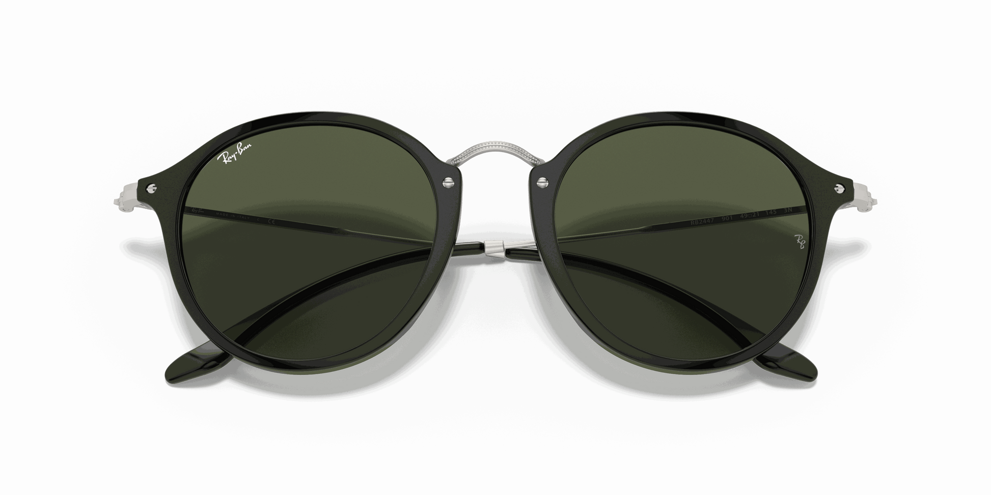 [G-15 Green Lenses, Polished Black Frame]
