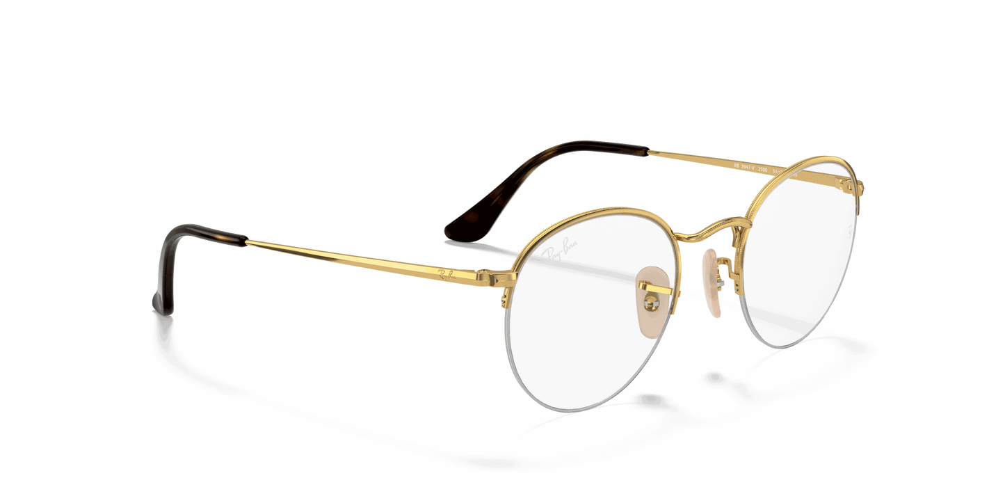 [Clear Lenses, Polished Arista Gold Frame]
