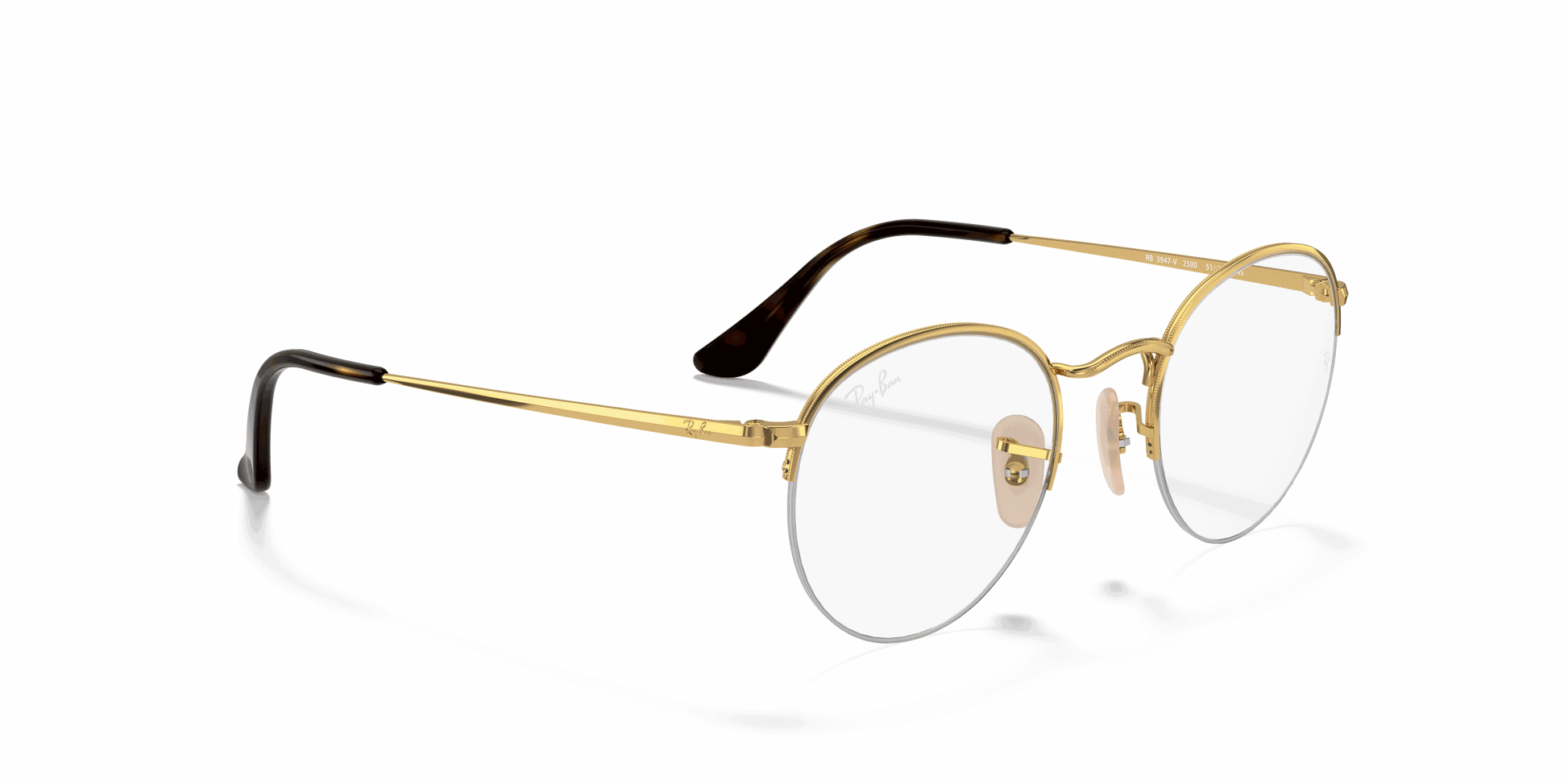 [Clear Lenses, Polished Arista Gold Frame]