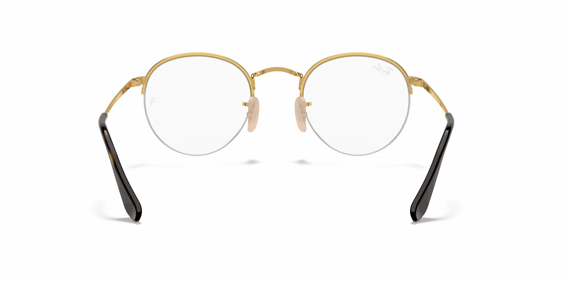[Clear Lenses, Polished Arista Gold Frame]