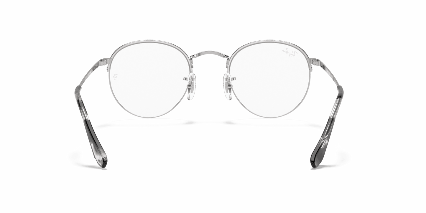 [Clear Lenses, Polished Silver Frame]