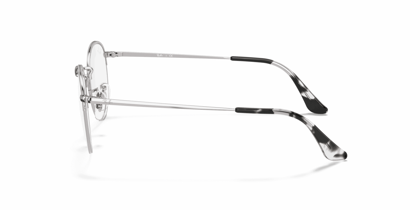 [Clear Lenses, Polished Silver Frame]