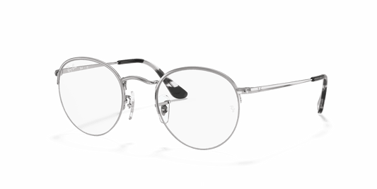 [Clear Lenses, Polished Silver Frame]