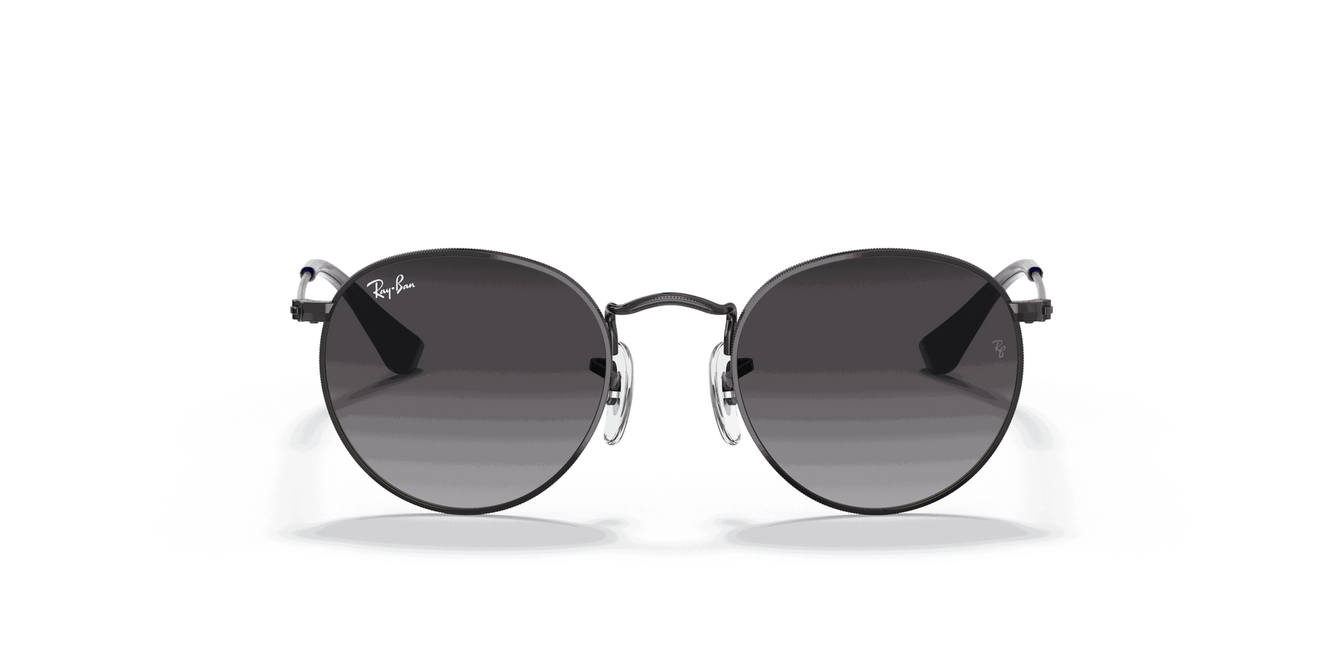 [Light Grey Gradient Dark Grey Lenses, Matte Black Frame]