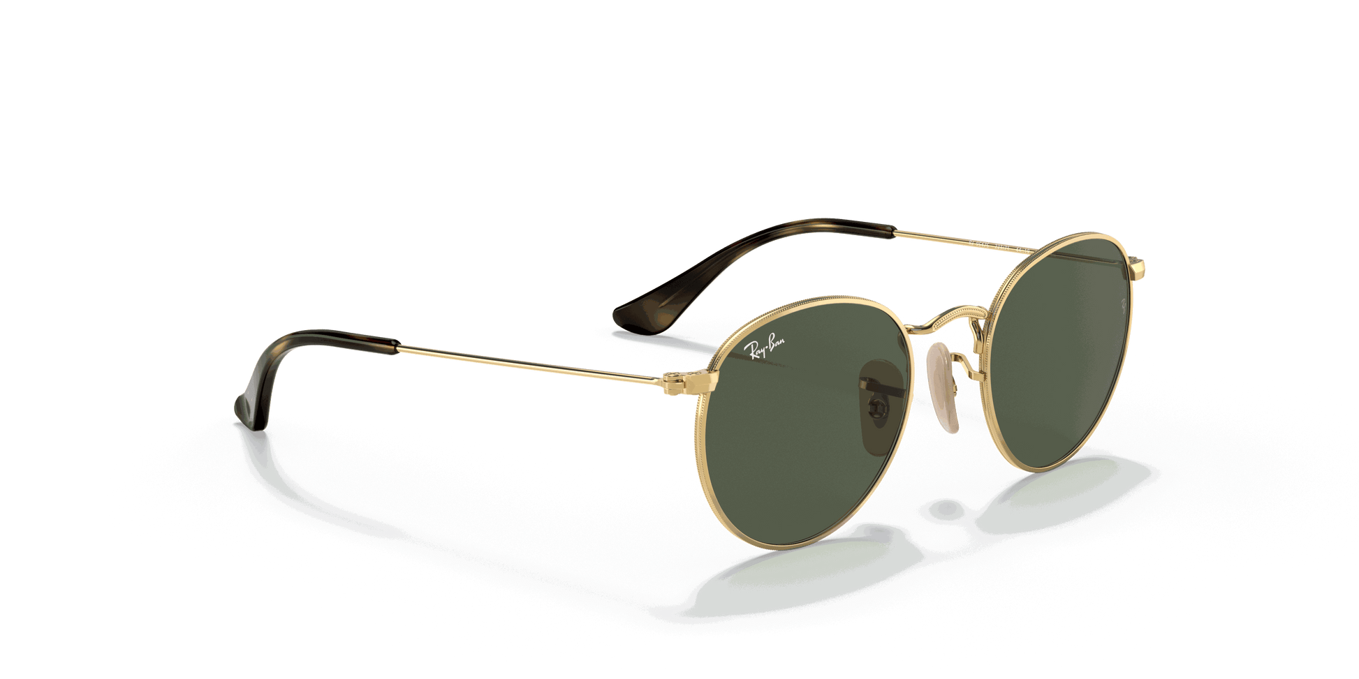 [Dark Green Lenses, Polished Arista Gold Frame]