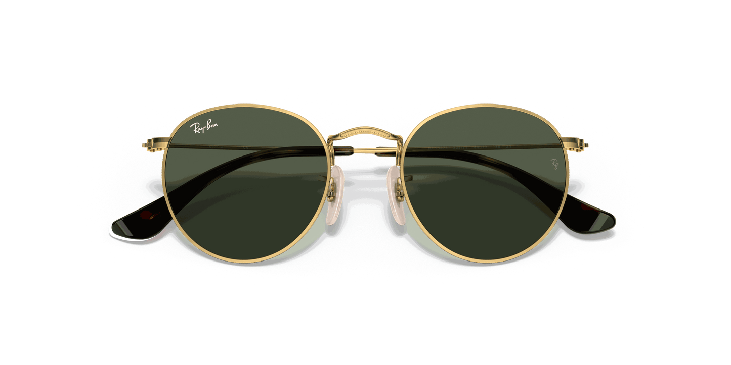 [Dark Green Lenses, Polished Arista Gold Frame]