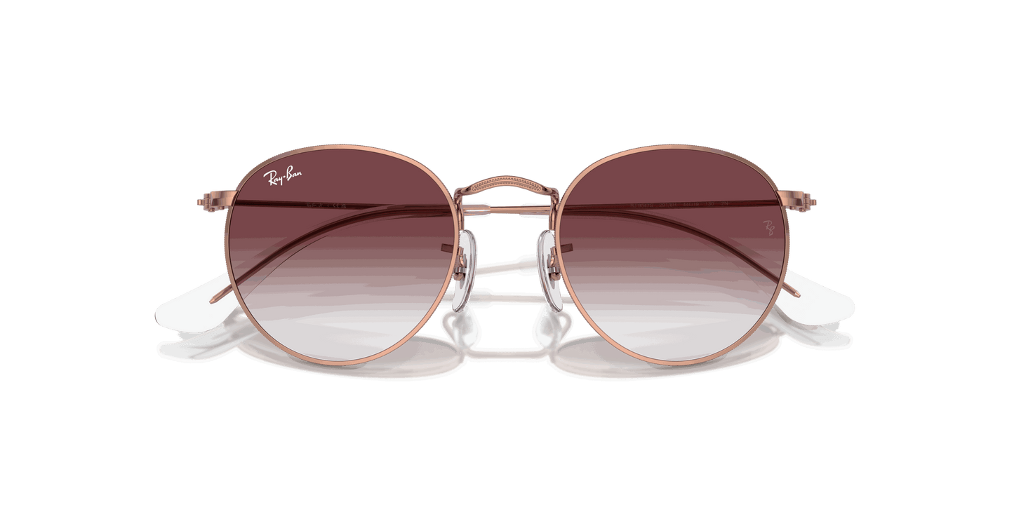 [Violet Lenses, Polished Rose Gold Frame]
