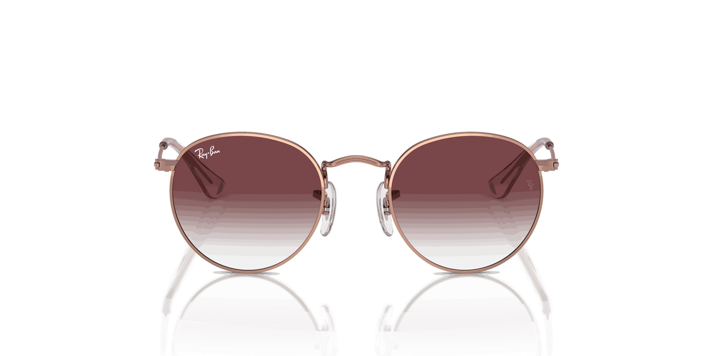 [Violet Lenses, Polished Rose Gold Frame]