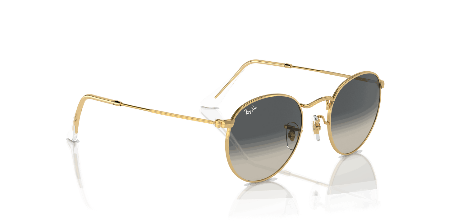 [Grey Lenses, Polished Gold Frame]