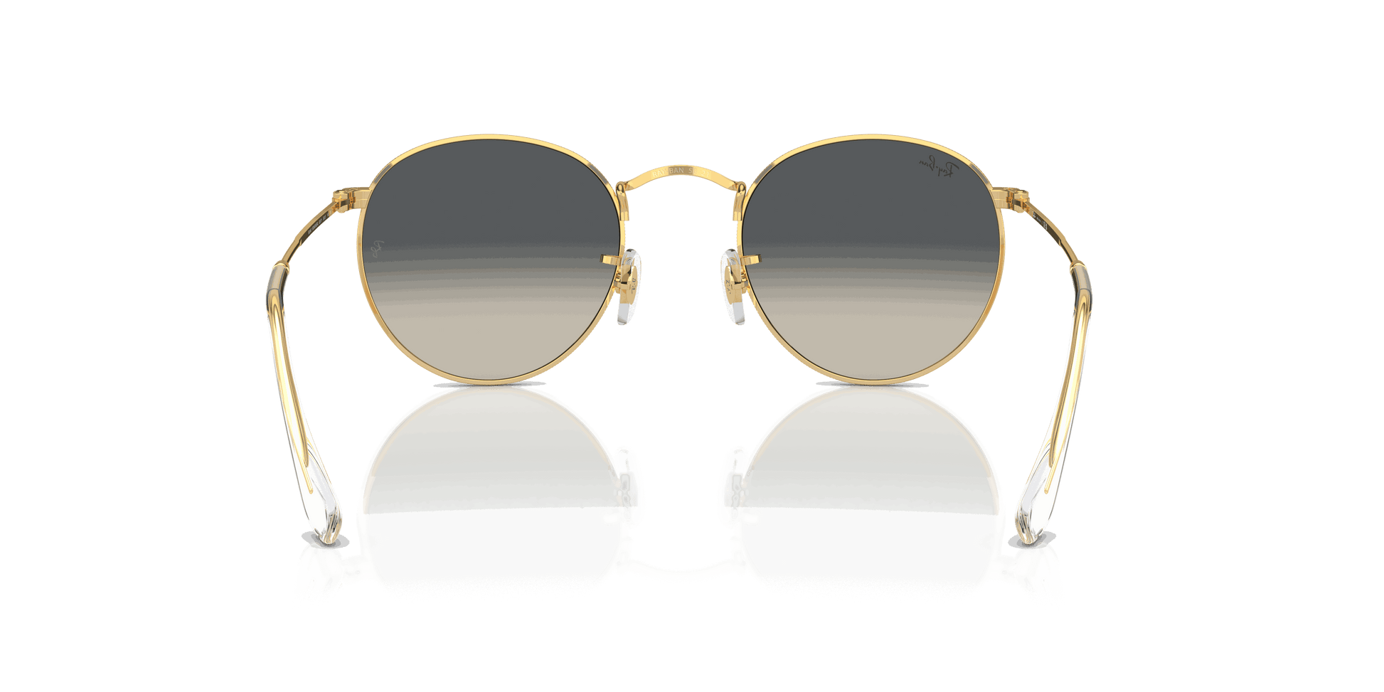 [Grey Lenses, Polished Gold Frame]