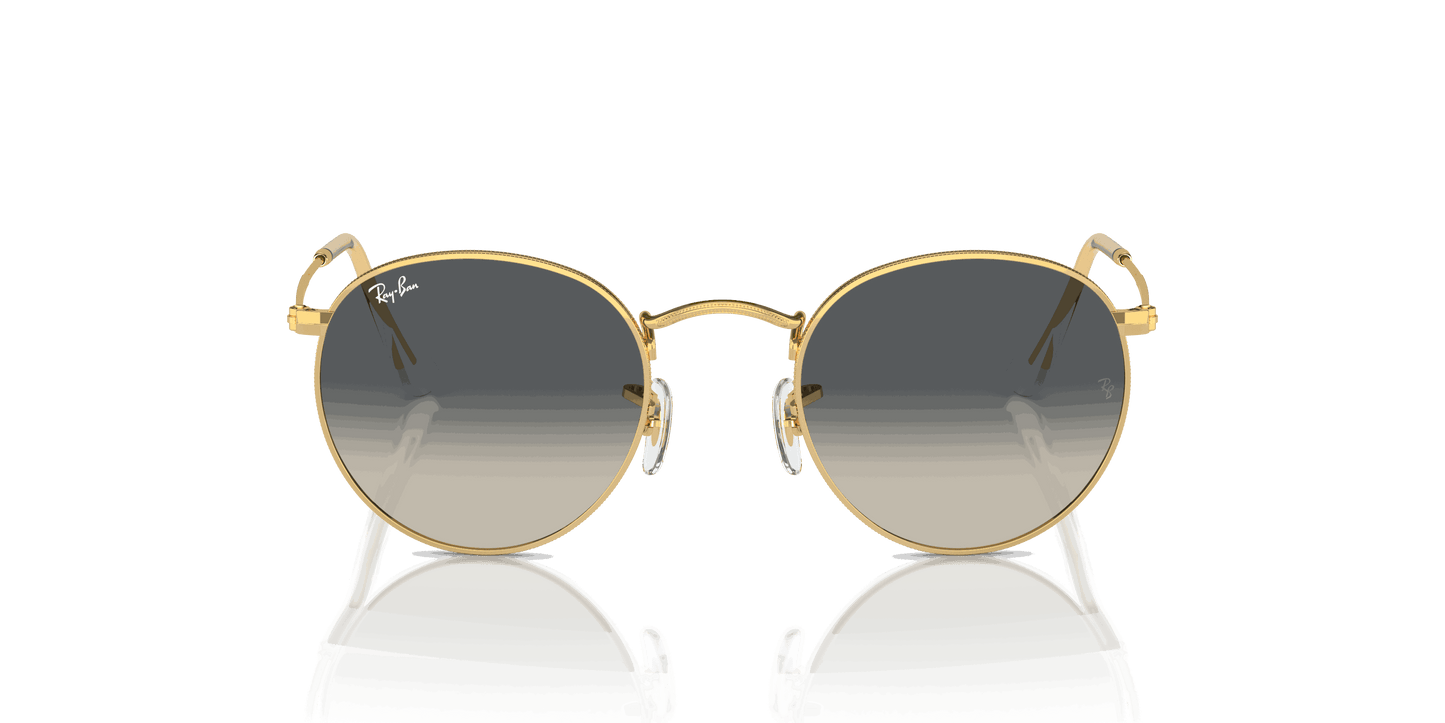 [Grey Lenses, Polished Gold Frame]